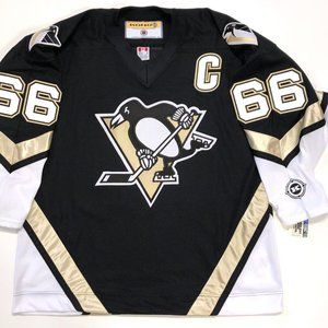 MARIO LEMIEUX PITTSBURGH PENGUINS 2003 KOHO BLACK JERSEY XL NEW